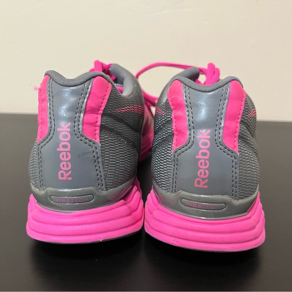 Reebok VibeTech Grey and Pink Athletic Sneakers - Picture 11 of 13